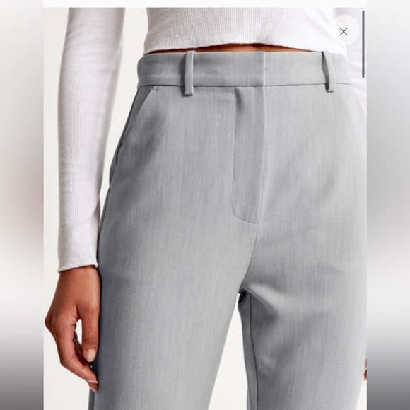 NWT Abercrombie & Fitch Tailored Flare Pant - Picture 4 of 10